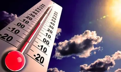 Thermomètre dans le rouge