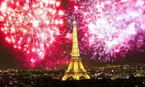 Feux d'artifice à la Tour Eiffel