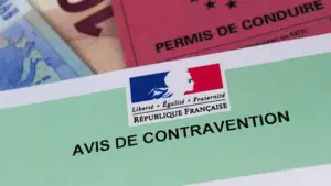 Feuiile d'avis de contravention