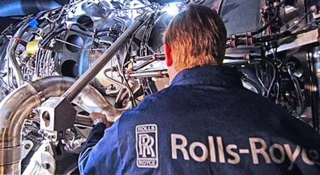 Moteur d'avion Rolls-Royce.