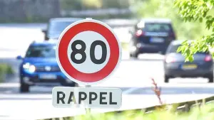 La limitation de vitesse à 80km les nouveaux Panneaux de rappel