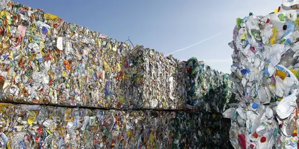 Recyclage les déchets verts.