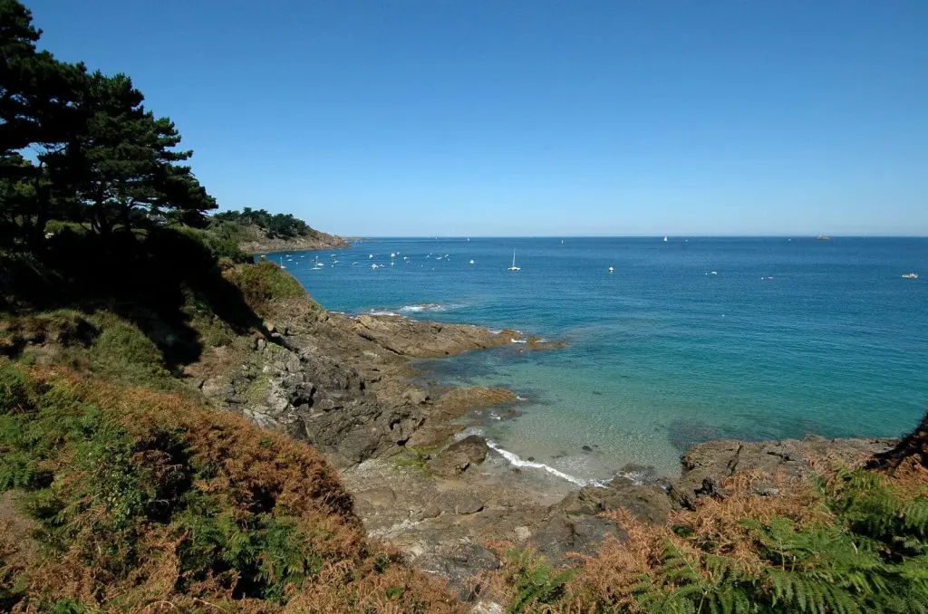 vue sur la plage de Saint-Lunaire