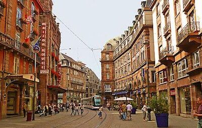 Une Rue Dans Strasbourg