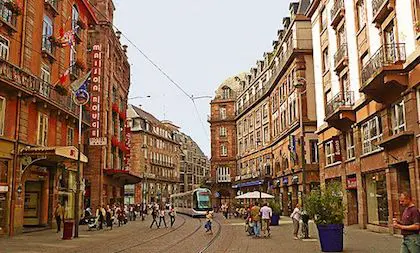 Une Rue Dans Strasbourg