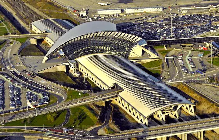 Vue Densemble De Lae Roport De Lyon Saint Exupe Ry