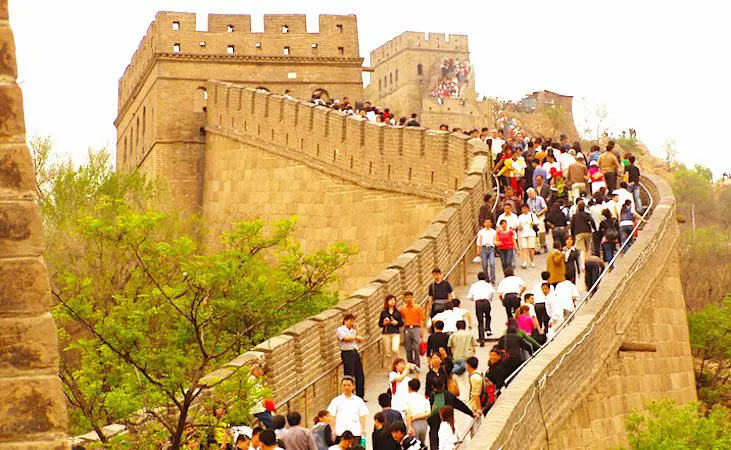 La Chine se développe beaucoup dans le secteur touristique.