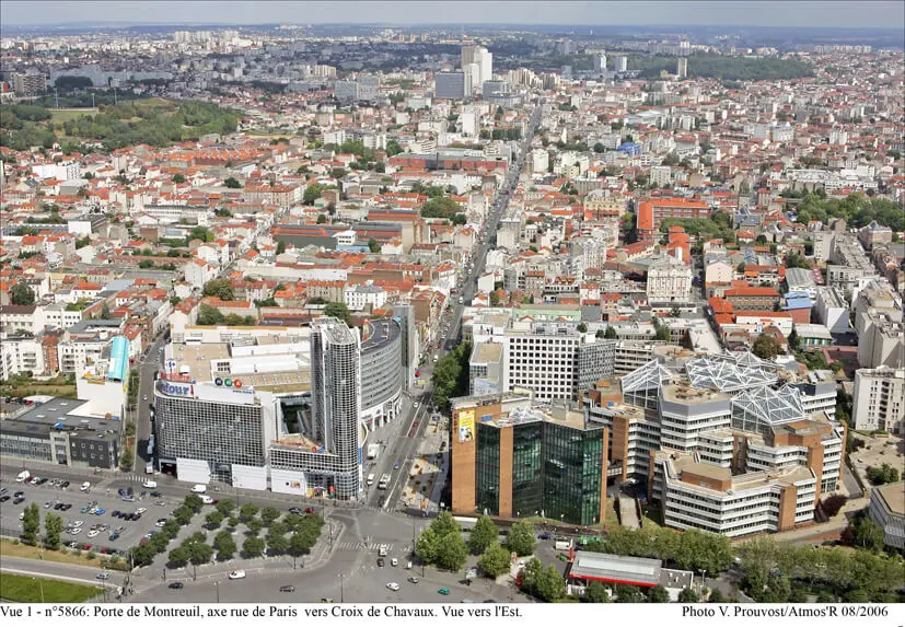 une vue de Montreuil