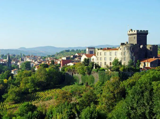 des vignes autour de Clermont-Ferrand