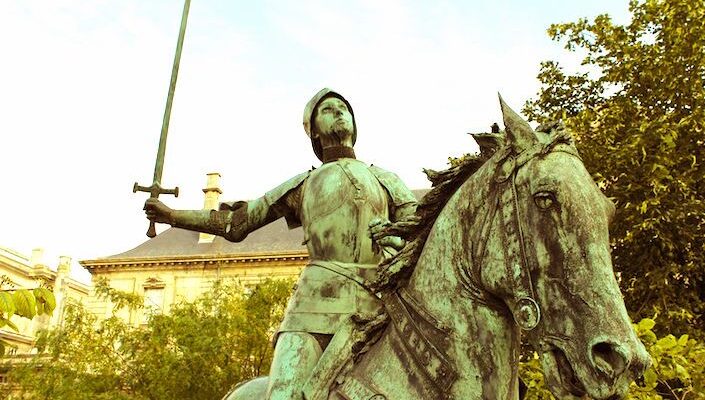 A Orléans, Jeanne d'Arc sert à fêter l'anniversaire de la Libération.