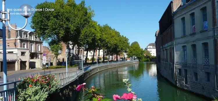 une vue de Douai