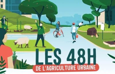 l'affiche des 48 h de l'agriculture urbaine