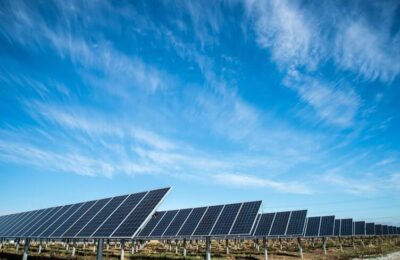 des panneaux solaires