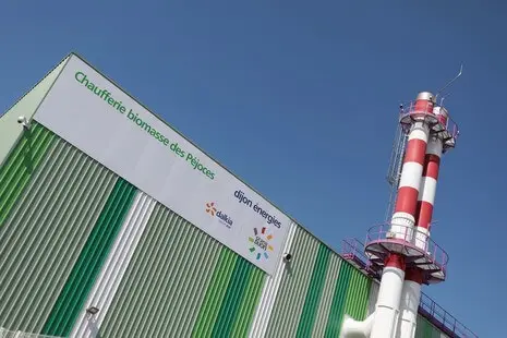 Une chaufferie du réseau urbain de Dijon