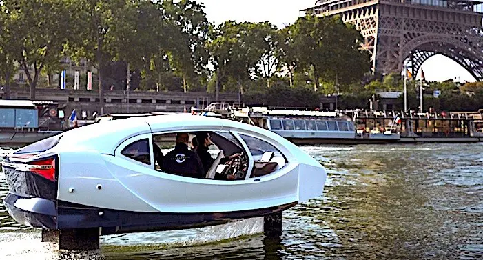Les taxis "volants" SeaBubbles pourraient bientôt naviguer sur la Seine.