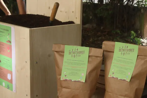 A Villeurbanne, la collecte des biodéchets