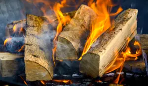 le chauffage au bois.