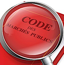 visuel du code en vigueur pour un accès aux marchés publics de services