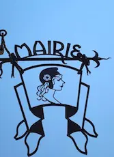 enseigne de mairie pour illustrer les inquiétudes des élus 