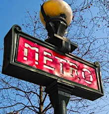 signal de station de métro concernés par la reprise des transports publics