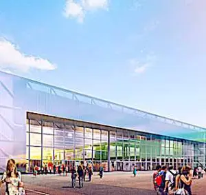 Vue sur le Parc des Expositions à Toulouse Le Parc des Expositions à Toulouse devra attendre la fin de la crise sanitaire avant de fonctionner à plein régime