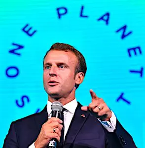Emmanuel Macron lors du One Planet Summit Après le One Planet Summit, la France s'est engagée à mieux protéger l'environnement.