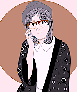 Dessin d'une jeune femme qui téléphone 2021 marque la fin des numéros surtaxés pour la plupart des services administratifs.