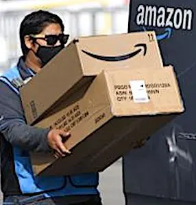 Les chauffeurs d’Amazon seront bientôt soumis à un contrôle permanent par caméras embarquées. 