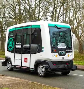 La RAPT a lancé une nouvelle ligne de navettes autonomes près du Bois de Vincennes, dans le Val-de-Marne.