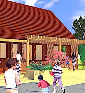 Une future école écologique va voir le jour à Mours, dans le Val-d'Oise. 