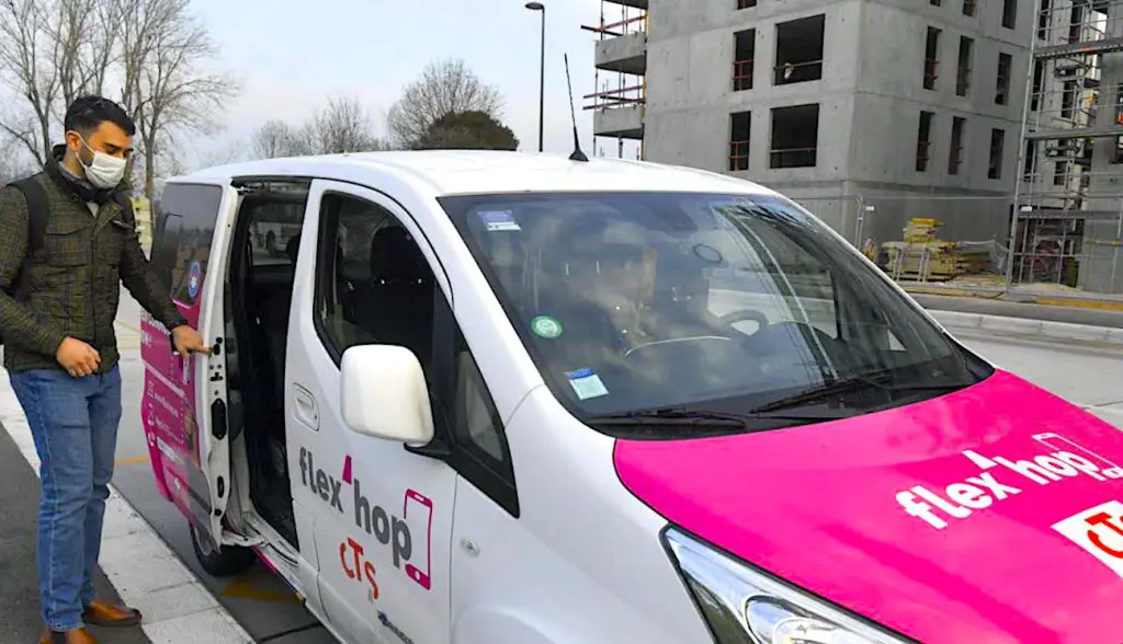 A Strasbourg, les transports à la demande sont facilités par le réseau local Flex’Hop.