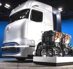 Les poids lourds roulant à l’hydrogène, pour décarboner le trafic routier sur le territoire, semblent fournir une bonne solution verte.