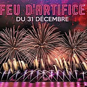 affiche du 31 décembre avec annulation du feu d'artifice de Cannes