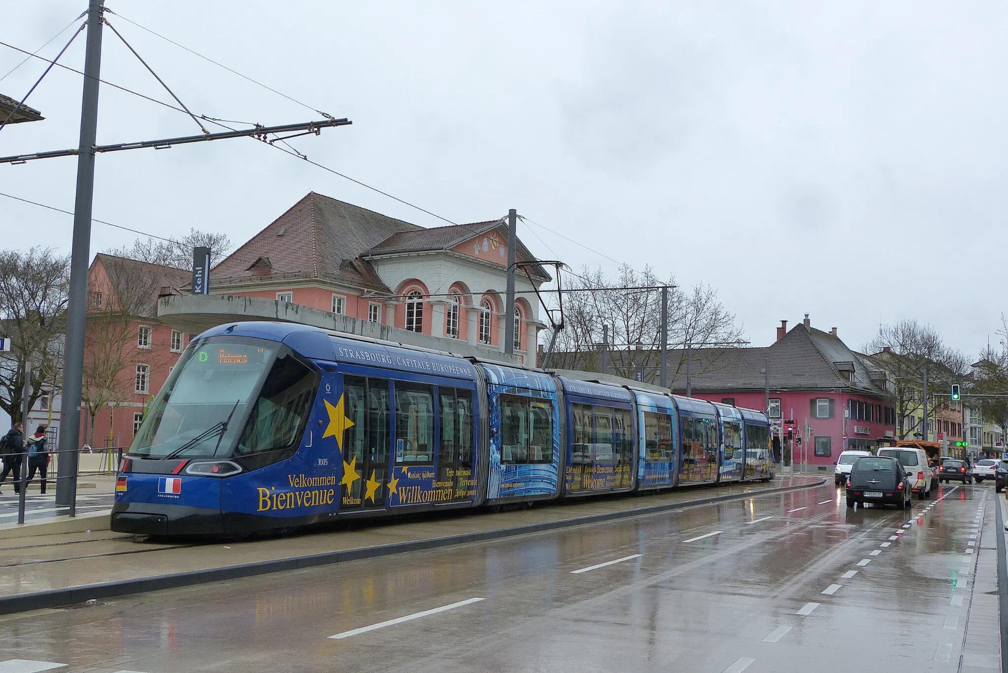 la ligne du futur tram nord de Strasbourg 