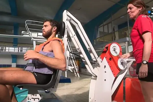 Alençon un siège handicapé de mise à l'eau