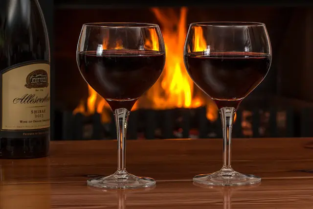 Deux verres de vin