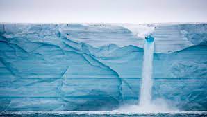 Fonte de la banquise de l'Antarctique