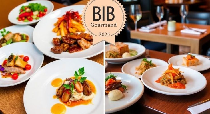 Dishes du Bib Gourmand 2025, trésors culinaires à savourer.