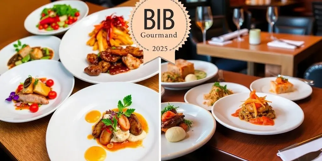 Dishes du Bib Gourmand 2025, trésors culinaires à savourer.