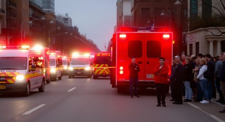 Scène de rue à Vancouver après une attaque tragique.