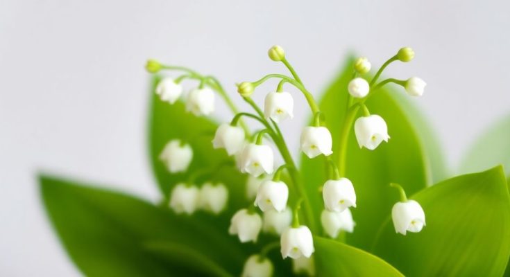 Brin de muguet pour la fête du Travail.
