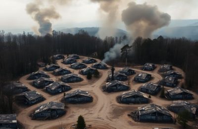 Destruction des bungalows par un incendie tragique.