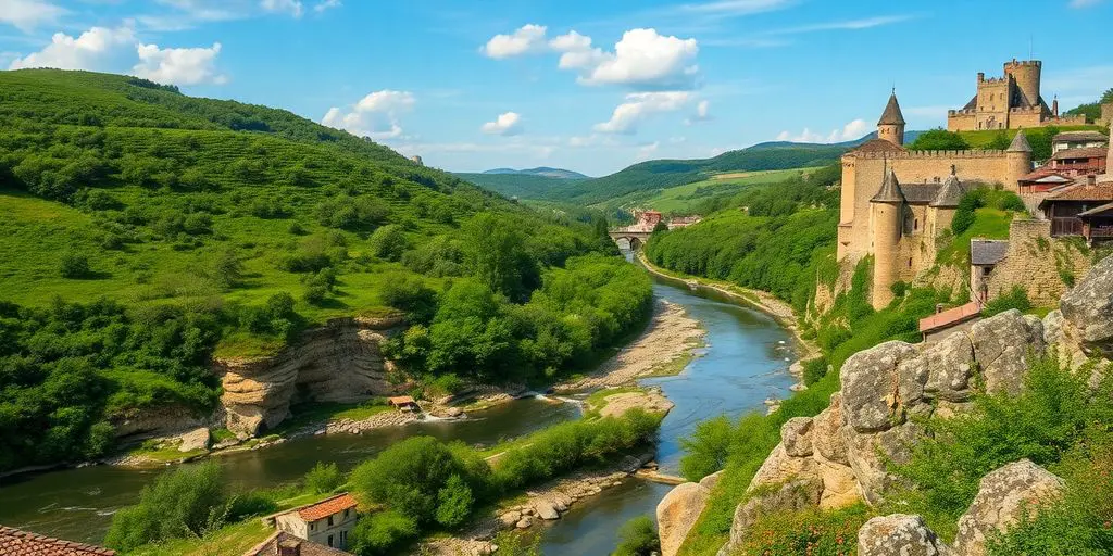 Visite insolite en Dordogne avec paysages et châteaux.
