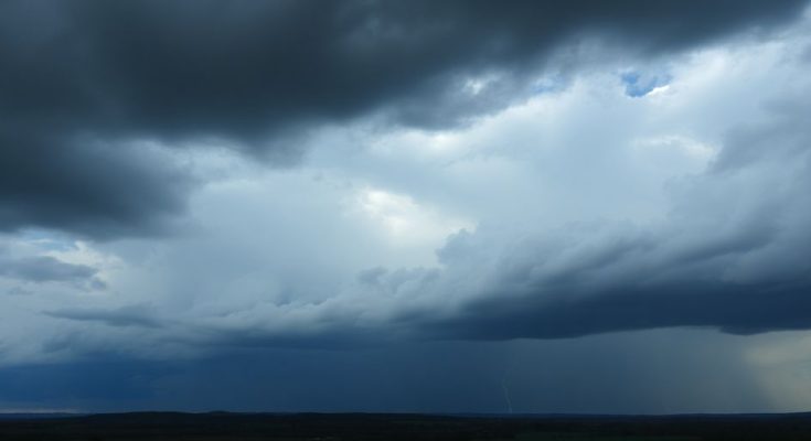 Ciel orageux sur la France