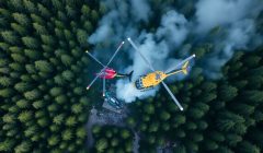 Collision de deux hélicoptères civils en Finlande.