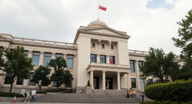 Bâtiment du conseil départemental des Hauts-de-Seine en sécurité.