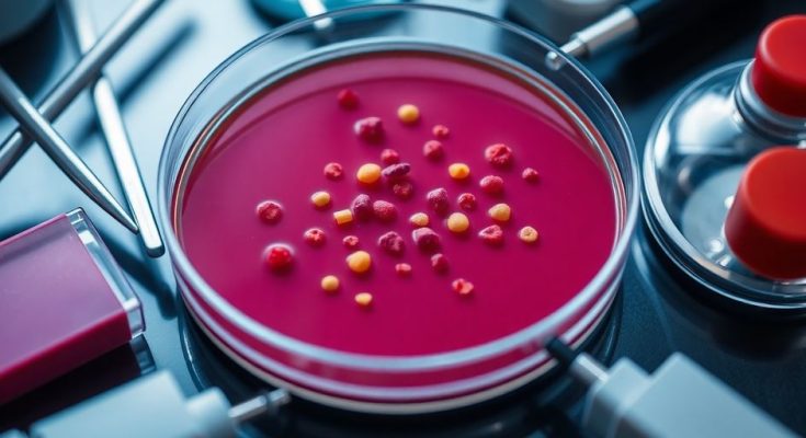 Nouvelle variante Covid-19 en culture en laboratoire.
