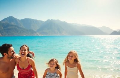 Famille heureuse, Pyrénées Atlantiques