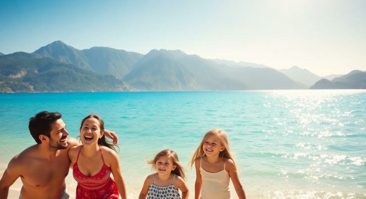 Famille heureuse, Pyrénées Atlantiques