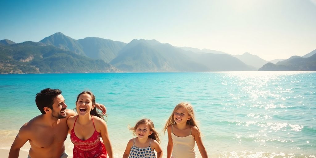 Famille heureuse, Pyrénées Atlantiques